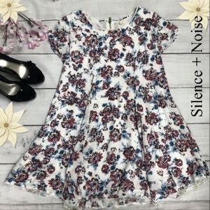 Silence + Noise Floral Witchy Tee Shirt Dress